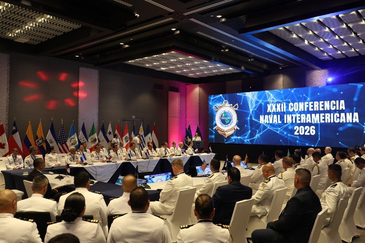 Representantes de armadas y marinas en la XXXII Conferencia Naval Interamericana.