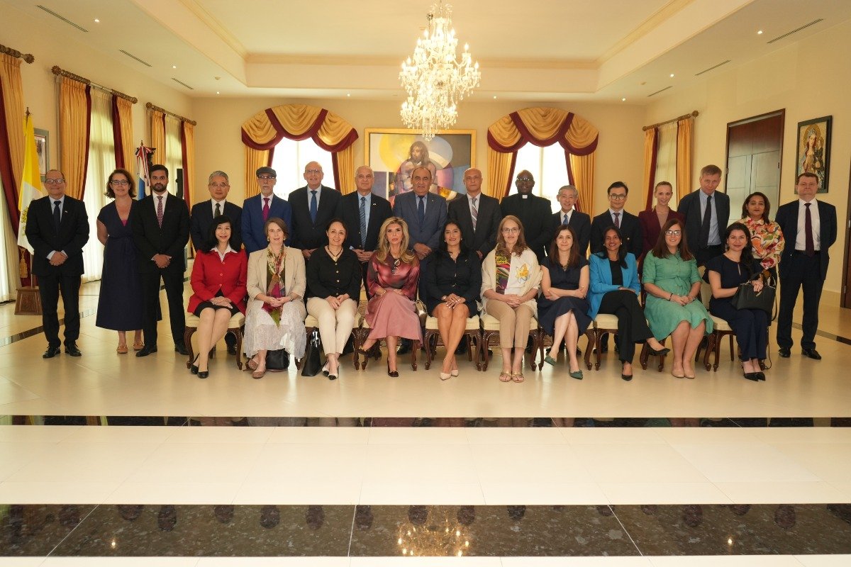 Miembros del cuerpo diplomático acreditado en el país participaron en la ceremonia de despedida de S.E. Hazem Hanafi, embajador de la República Árabe de Egipto en Panamá.