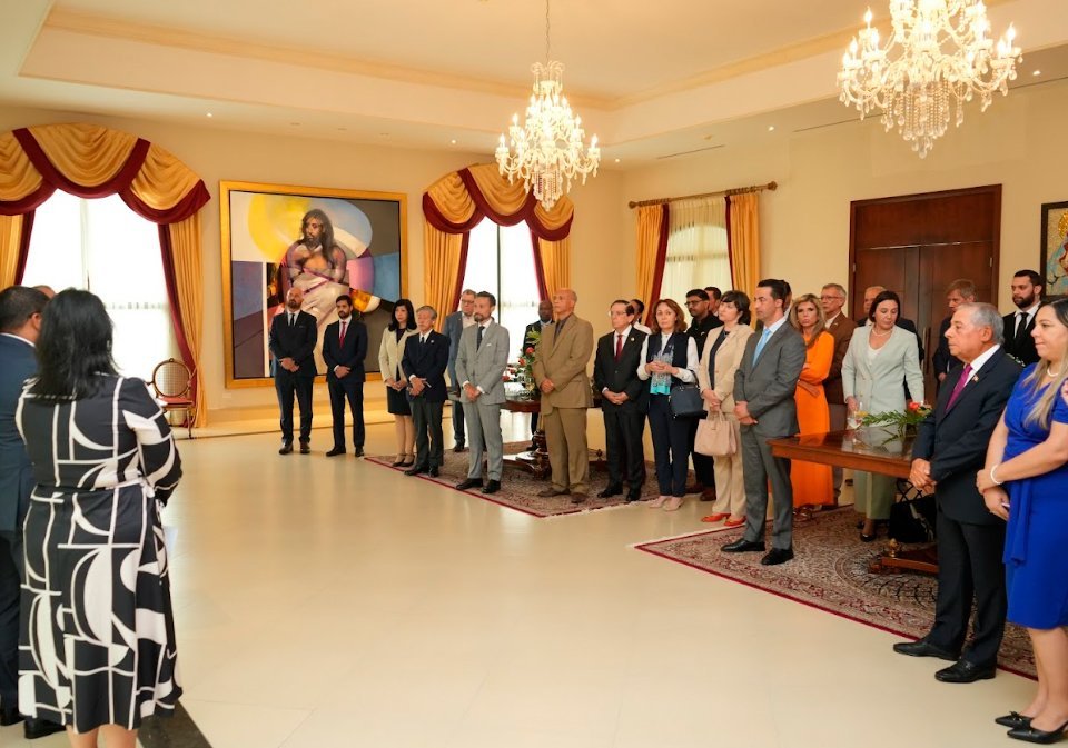 Miembros del cuerpo diplomático acreditado en el país participaron en la ceremonia de despedida de su homólogo, S.E. Víctor Cairo Palomo, embajador de la República de Cuba en Panamá.
