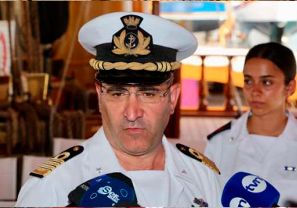 Comandante de la Nave Giuseppe Lai, Buque Escuela Amerigo Vespucci