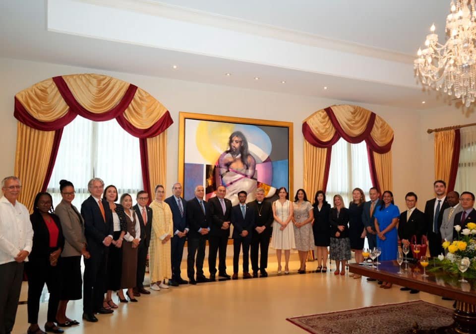 Miembros del cuerpo diplomático acreditado en el país participaron en la ceremonia de despedida de su homólogo, S.S. Jerome Clyde Joseph, encargado de negocios a.i. de la República de Trinidad y Tobago en Panamá.