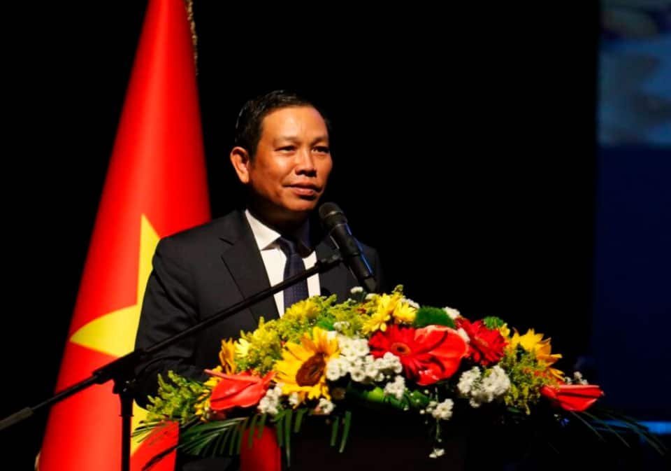 S.E. Vu Trung My, Embajador de Vietnam en Venezuela durante su discurso