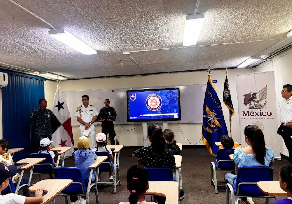 VOCACIÓN NAVAL DESDE LA INFANCIA: MÉXICO EXALTA LA MOTIVACIÓN DEL MAR FESTEJANDO EL DIA DE LA MARINA EN PANAMÁ